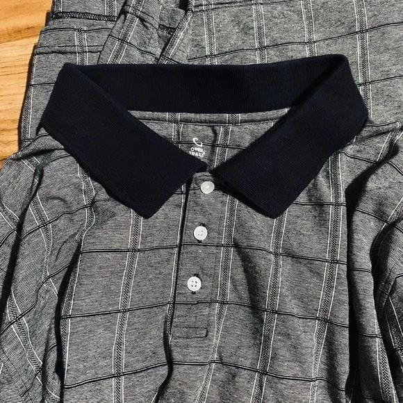 Open Trails Men's Windowpane Pattern Polo Size XXLarge - Picture 16 of 16